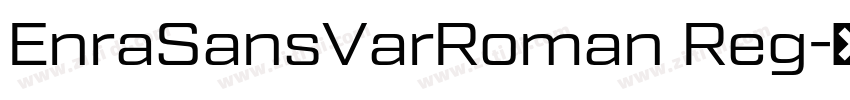 EnraSansVarRoman Reg字体转换